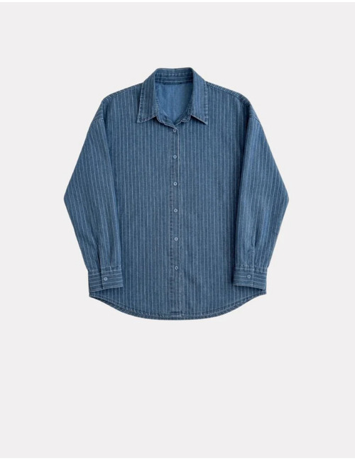 Lenny - Chemise en denim rayé