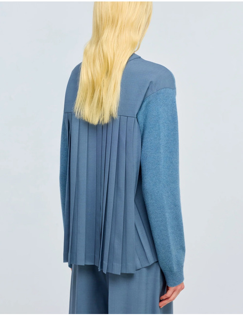 Gilet avec dos plissé à l'allure raffinée