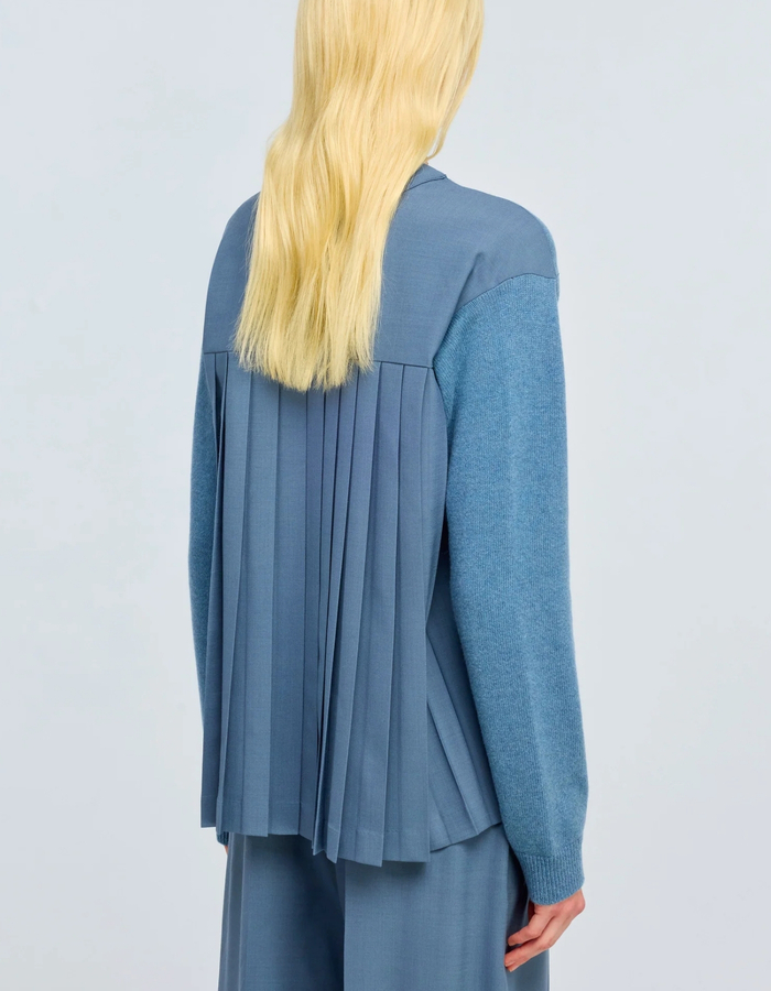 Semi Couture lange mouw gilet indigo