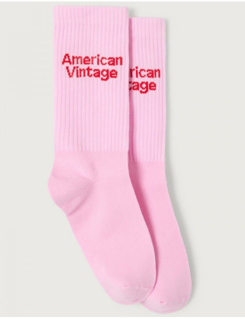 American Vintage kousen roze