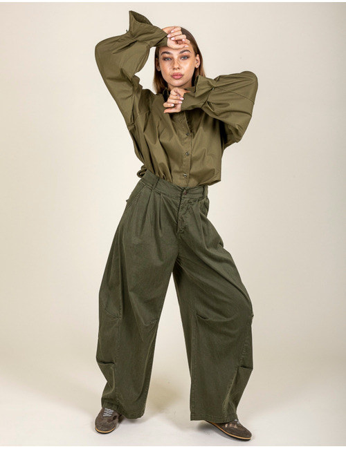 Lina - blouse met elegante ballonmouwen