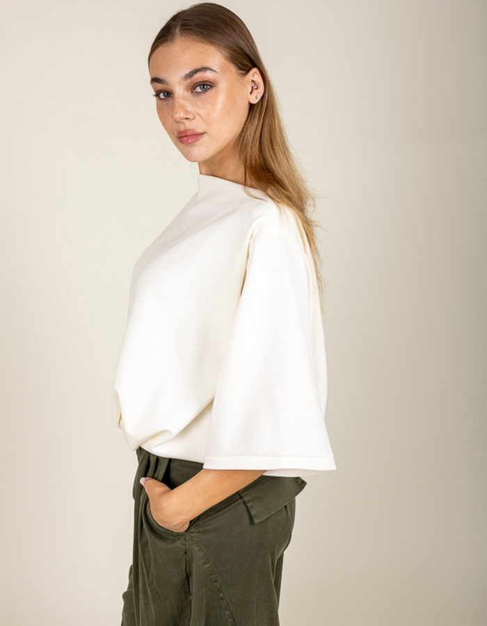 Black Rose t-shirt beige