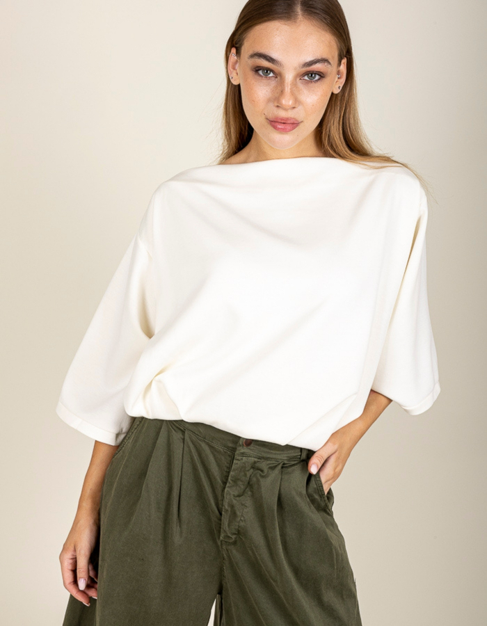 Black Rose t-shirt beige