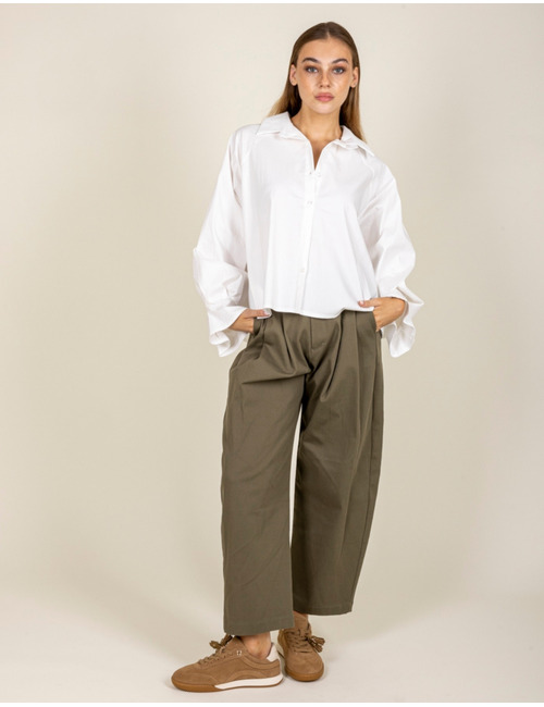 Lina - blouse met elegante ballonmouwen