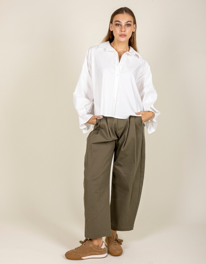 Lina - Blouse à manches ballon élégantes