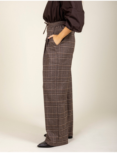 Black Rose geklede broek bruin