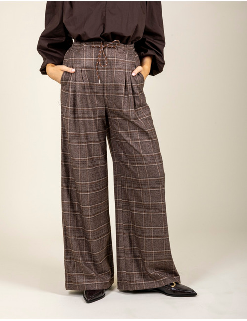 Black Rose geklede broek bruin