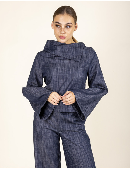 Oscar The Collection lange mouw bloes jeans