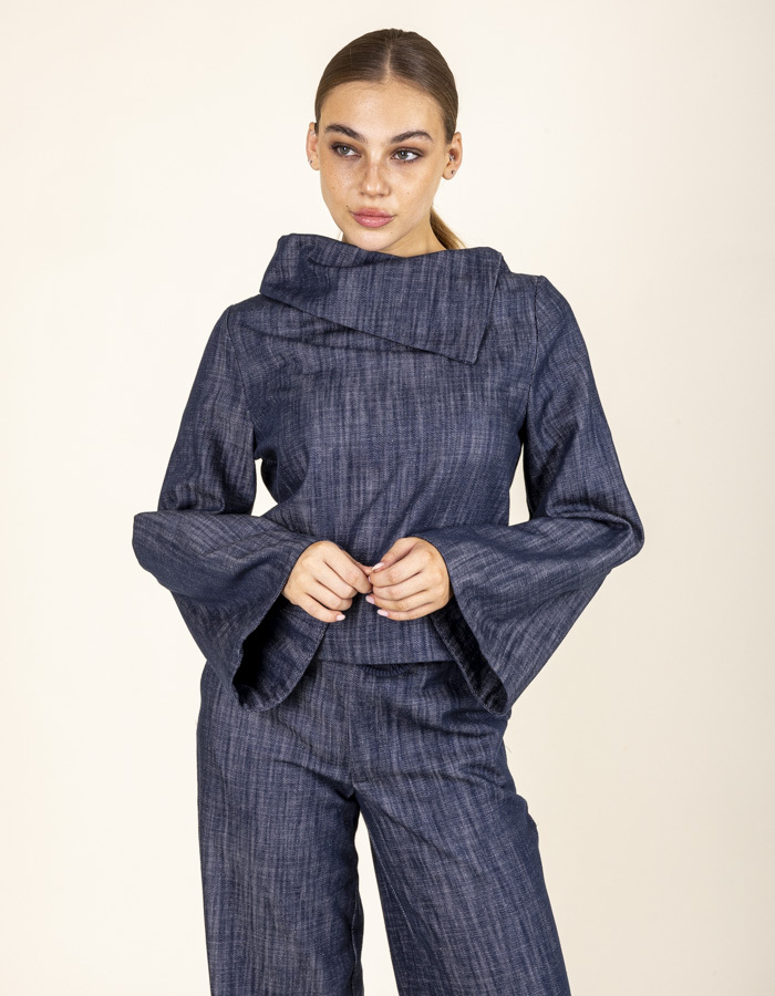 Oscar The Collection lange mouw bloes jeans