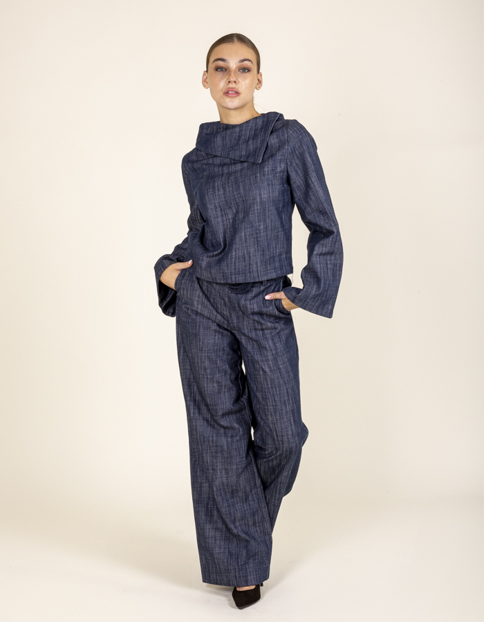 Oscar The Collection lange mouw bloes jeans