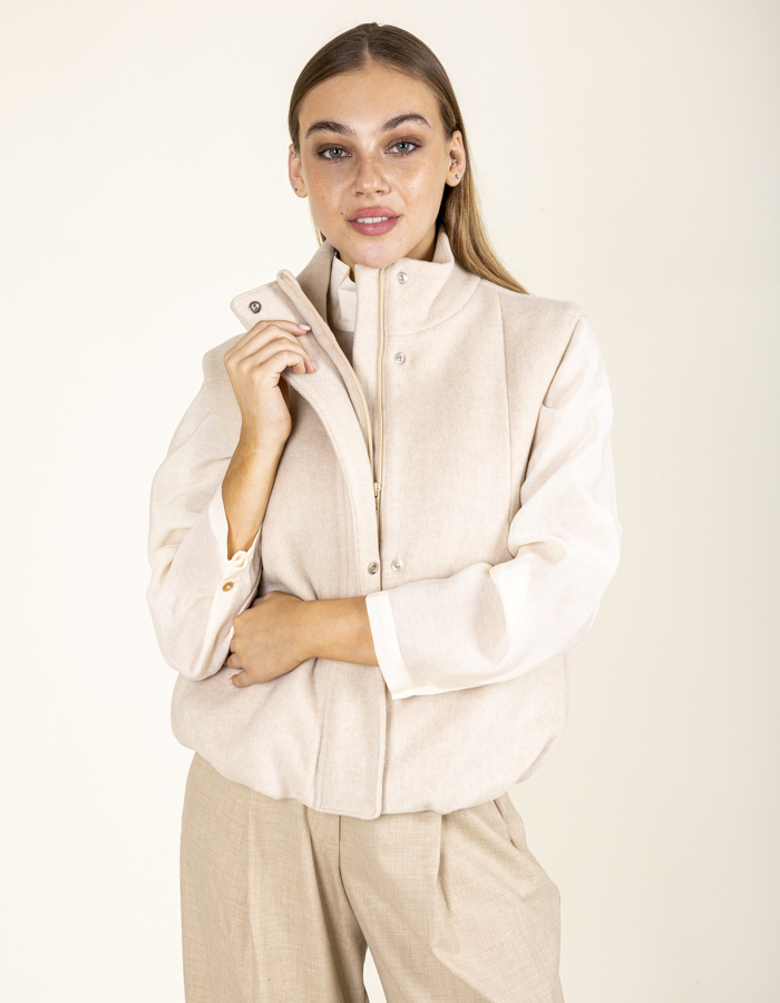 Oscar The Collection bodywarmer beige