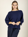 Alo - pull en maille à manches trois quarts