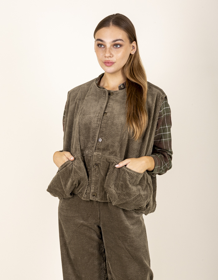 Jcsophie bodywarmer kaki