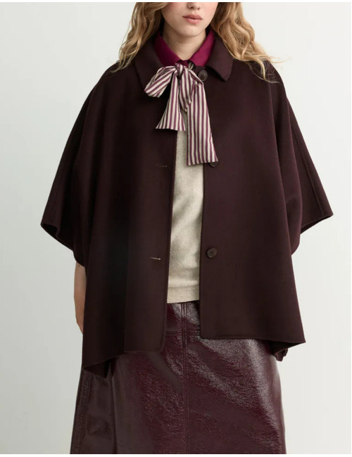 Cabi - stijlvolle double face cape voor een elegante winterlook