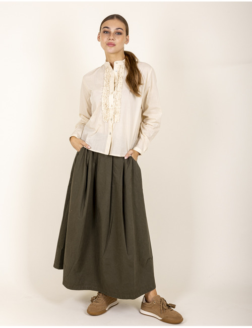Jcsophie lange mouw bloes beige