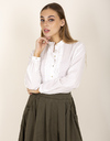 Philine - blouse à volants blanc