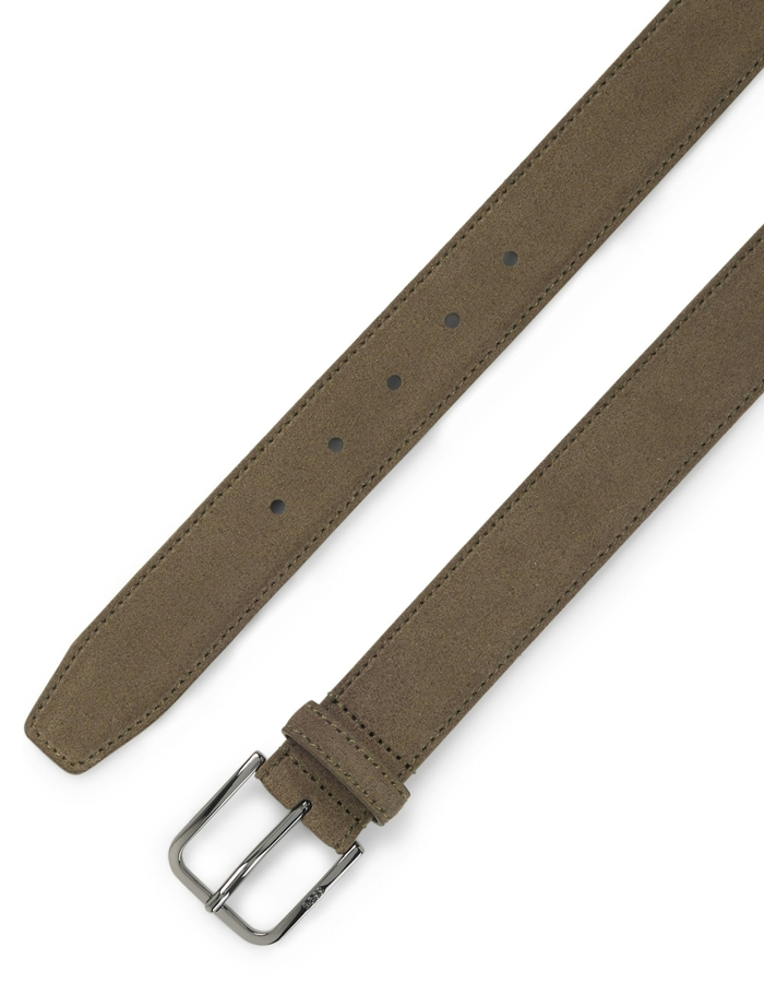 Madison B1 leren businessriem met gunmetal gesp