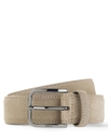 Madison B1 leren businessriem met gunmetal gesp