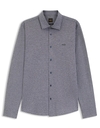 Mysoft jersey hemd in gemêleerd katoen met comfortabele stretch