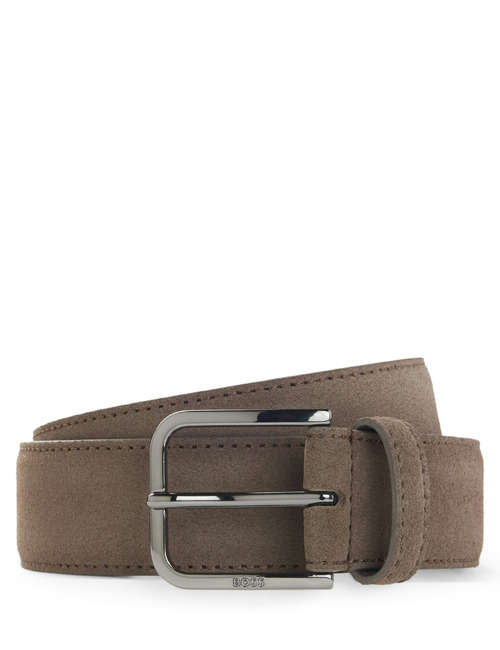 Madison B1 leren businessriem met gunmetal gesp