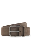 Madison B1 leren businessriem met gunmetal gesp