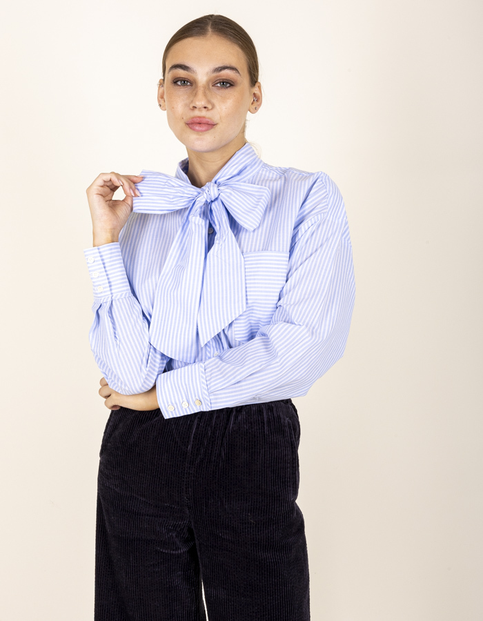 Jcsophie lange mouw bloes blauw