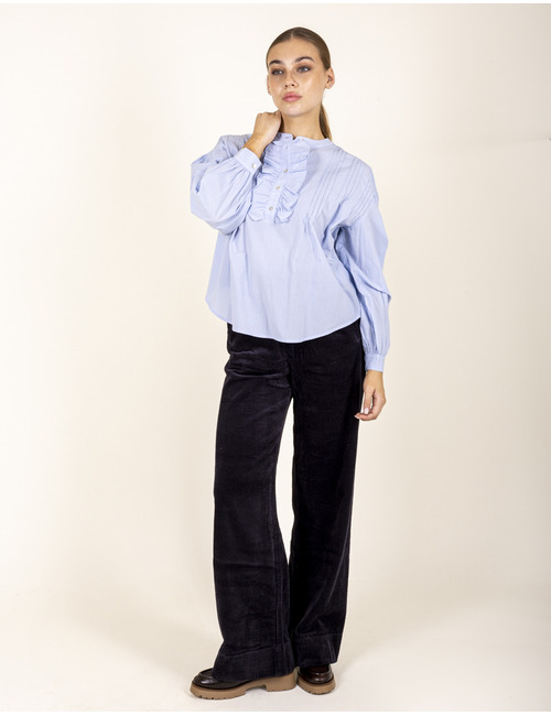 Jcsophie lange mouw bloes blauw
