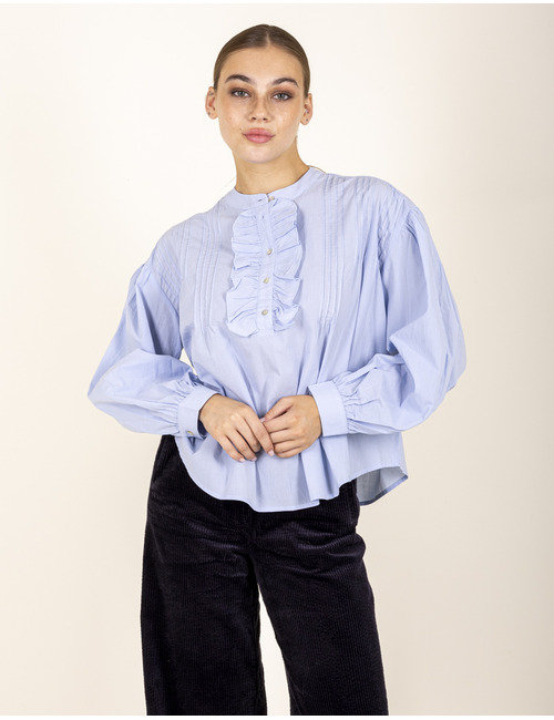 Jcsophie lange mouw bloes blauw