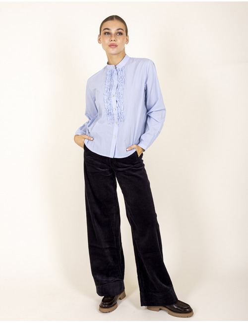 Jcsophie lange mouw bloes blauw