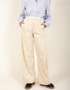 Paxton trousers - wijde ribfluwelen broek beige