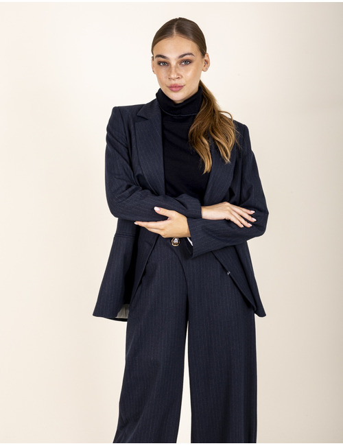 Kocca modern fit blazer blauw