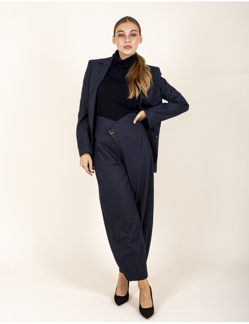 Kocca modern fit blazer blauw