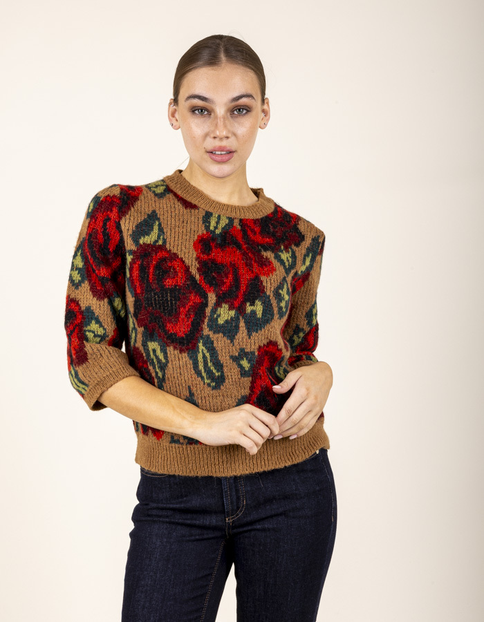 Kocca lange mouw pull multicolor
