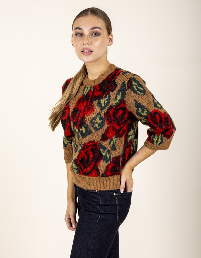 Kocca lange mouw pull multicolor