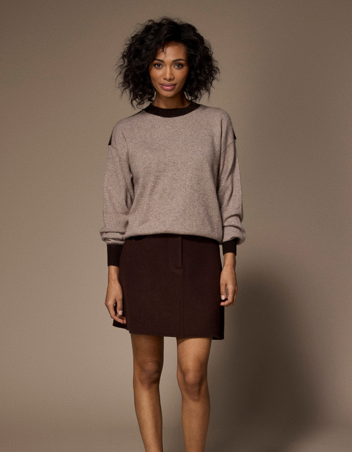Lalotti pull taupe