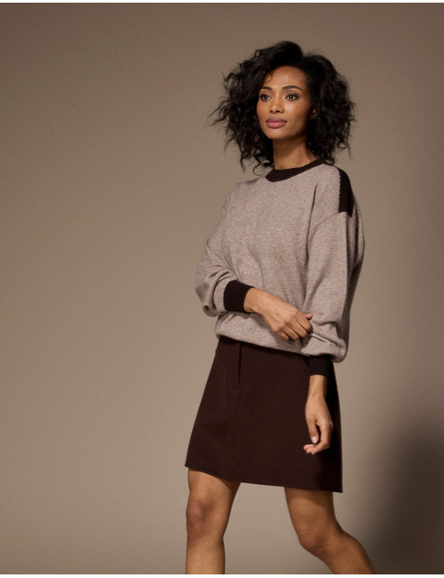 Lalotti pull taupe
