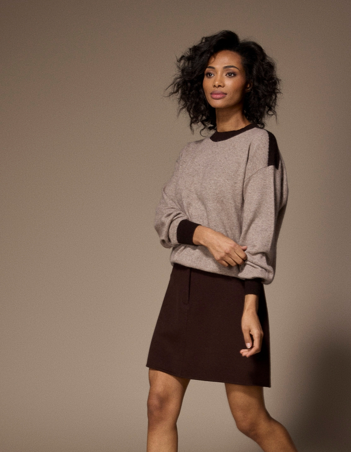 Lalotti pull taupe