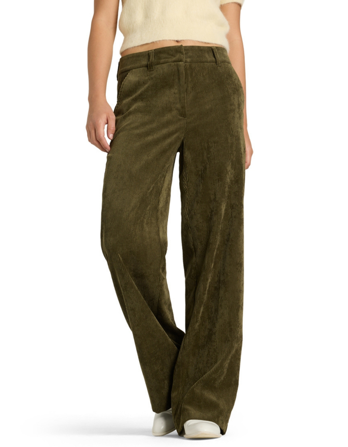 Amelie - ribfluwelen broek met wijde pijpen
