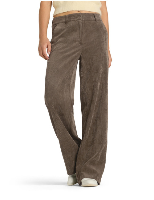 Amelie - pantalon en velours côtelé à jambes larges