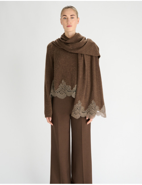 Oscar The Collection sjaal taupe