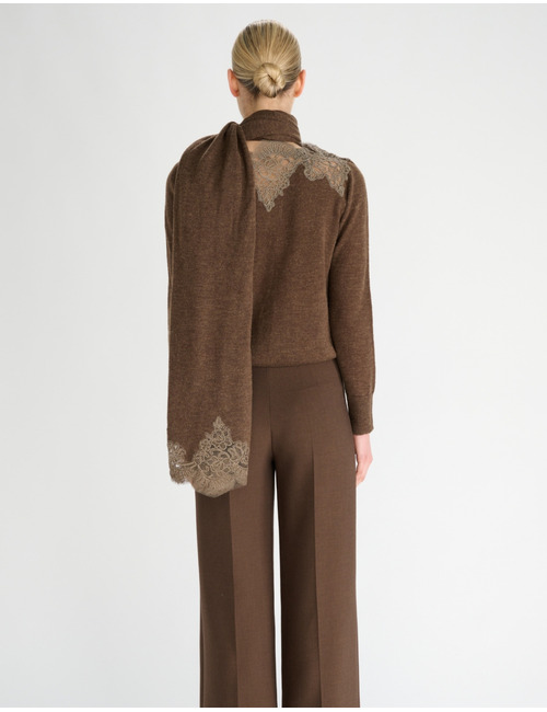Oscar The Collection sjaal taupe