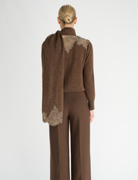Oscar The Collection sjaal taupe