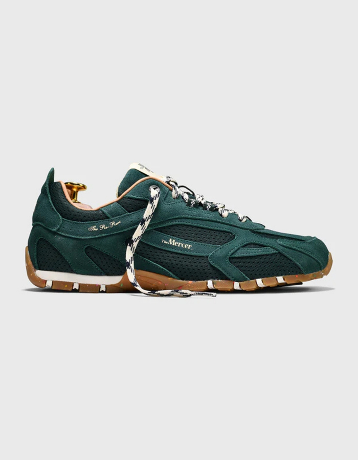 The Re Run Drive sneakers in groen met retro uitstraling