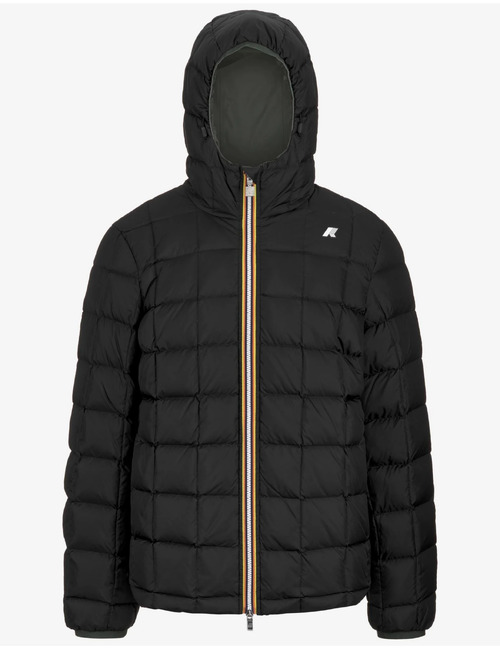 Jack St Thermo Double omkeerbare winterjas in groen en zwart
