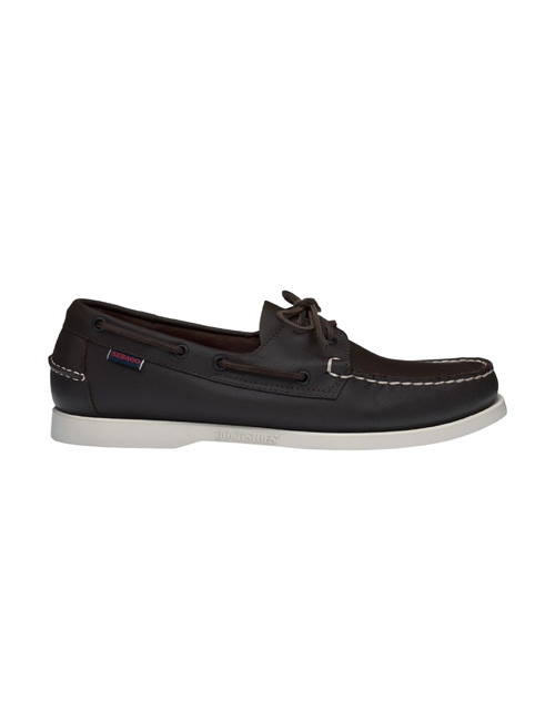Portland leren bootschoenen in donkerbruin