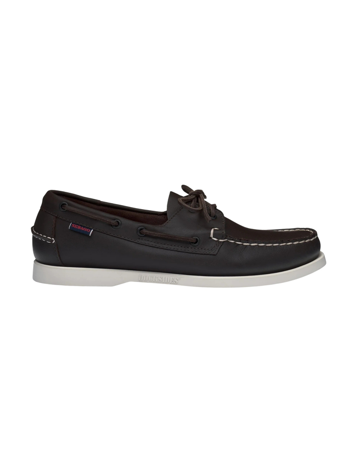 Portland leren bootschoenen in donkerbruin