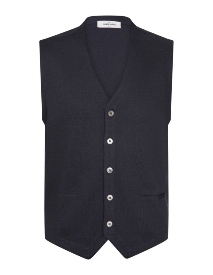 Luxe wollen gilet met tijdloze elegantie
