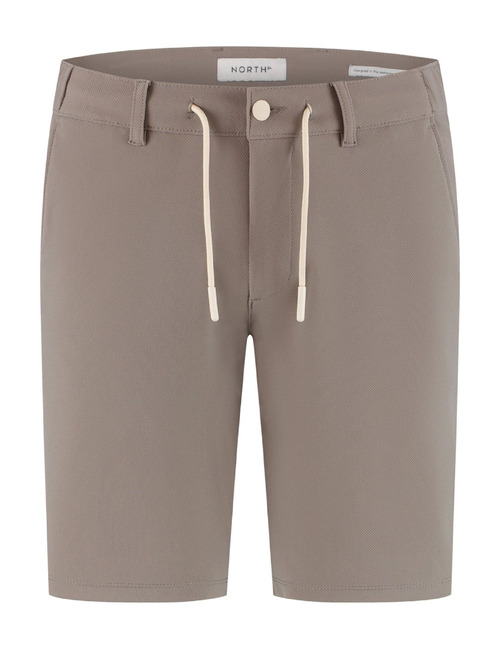 Sensitive Travel Bonded Shorts stijlvolle travelshort in taupe