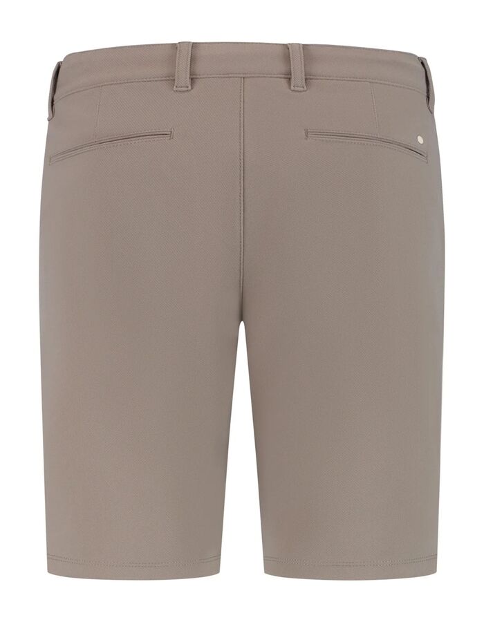 Sensitive Travel Bonded Shorts stijlvolle travelshort in taupe
