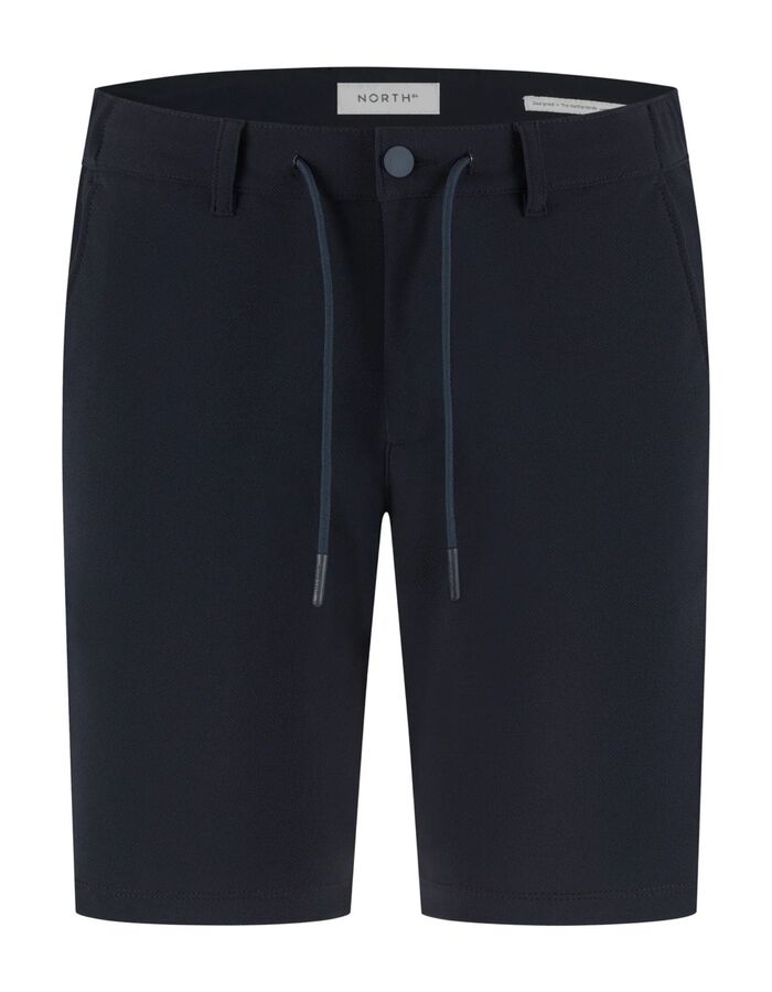 Sensitive Travel Bonded Shorts stijlvolle travelshort in donkerblauw